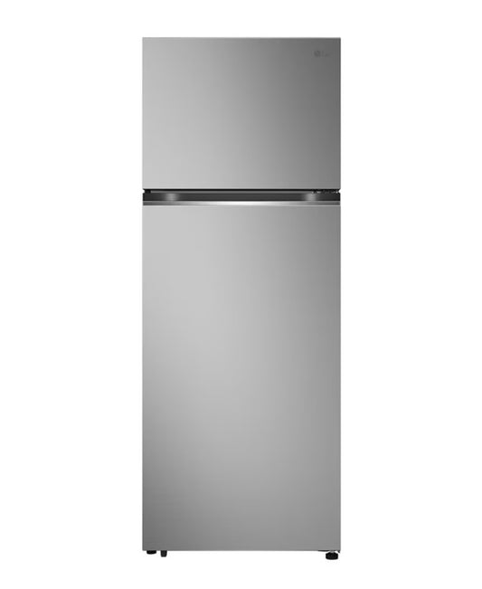 LG Double Door Refrigerator, 600L, Platinum Steel, GR-B642PFFQ