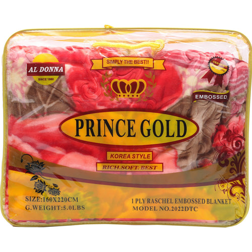 Prince Blanket 160 x 220cm Assorted Colors