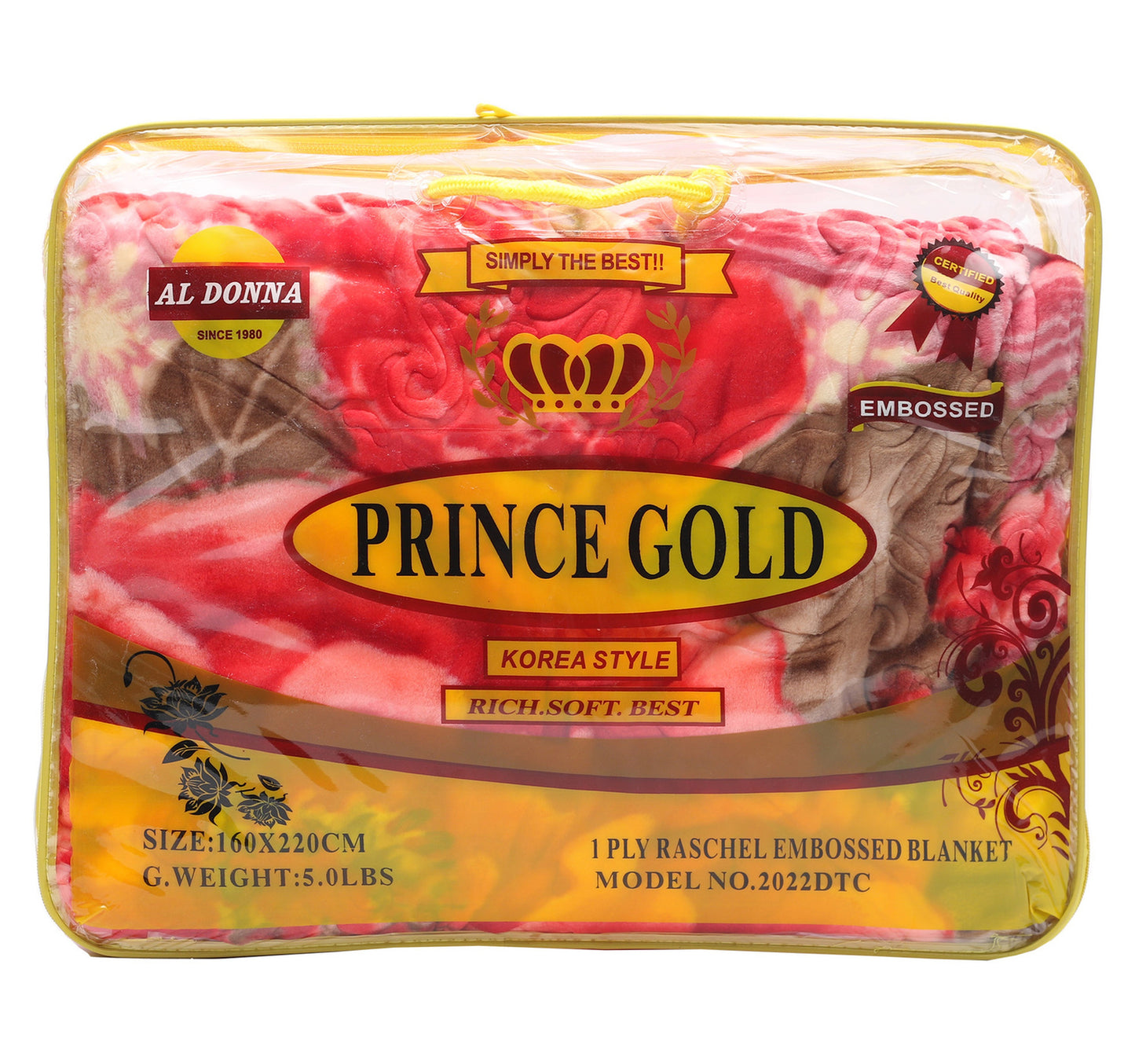 Prince Blanket 160 x 220cm Assorted Colors