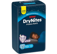 Huggies DryNites Pyjama Pants 8-13 Years Bed Wetting Diaper Boys 30-48kg Jumbo Pack 13 pcs