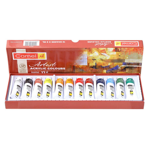 Camel Artist Acrylic Colours Set 9mlx12 Shades