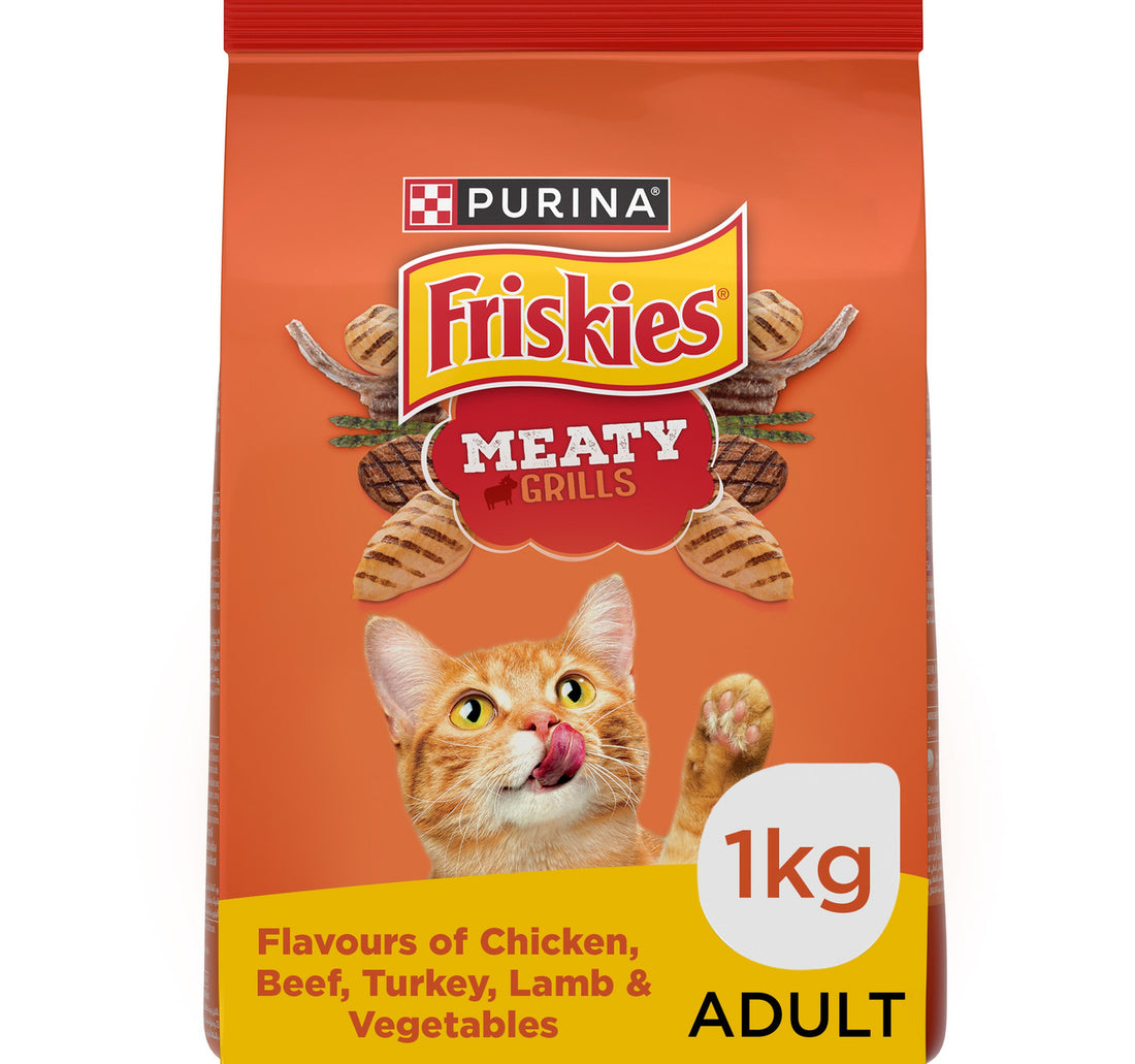 Purina Friskies Meaty Grill Cat Food 1 kg