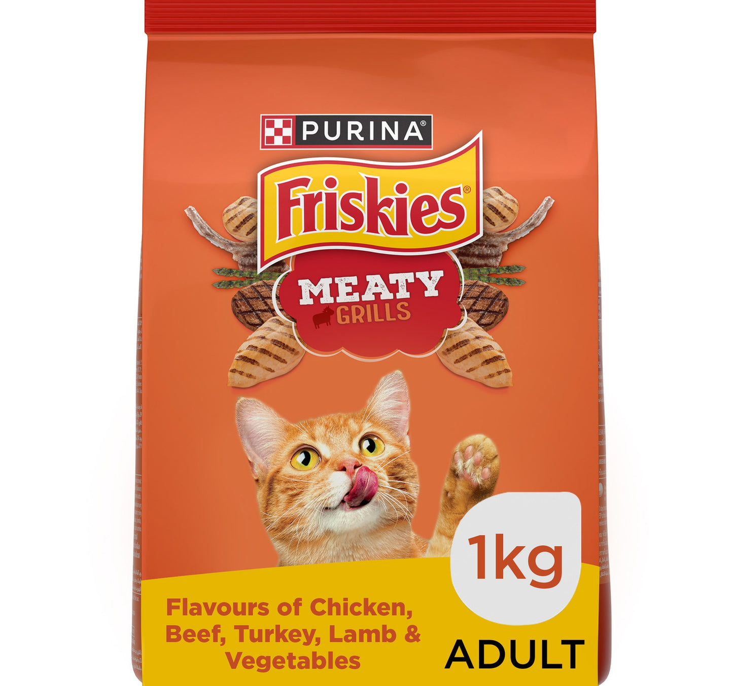 Purina Friskies Meaty Grill Cat Food 1 kg