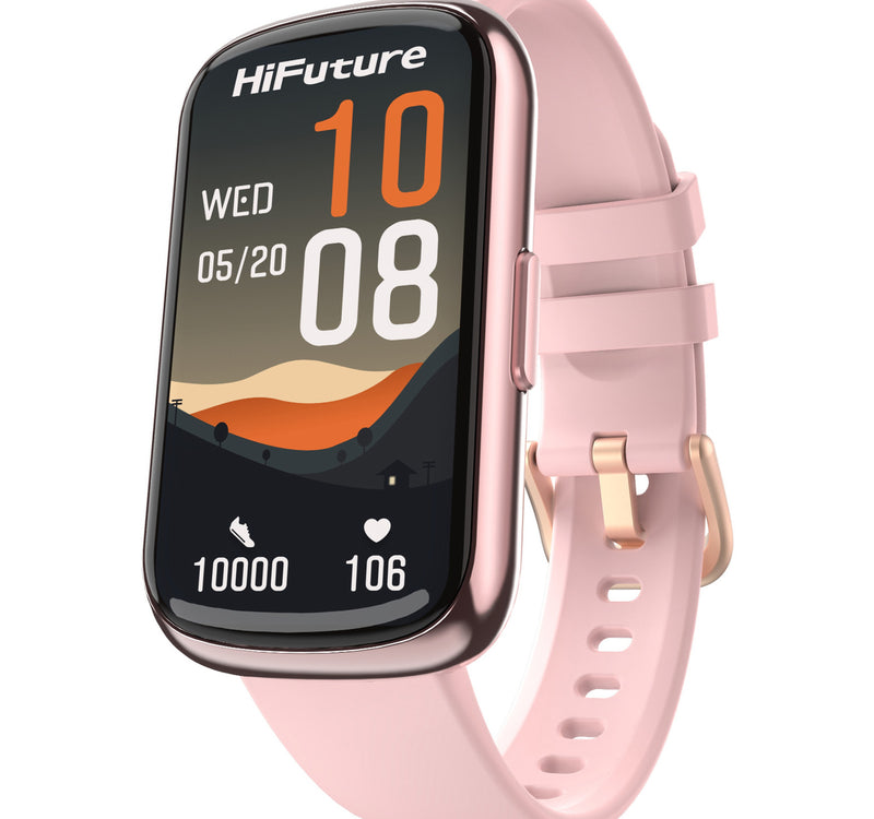 HiFuture EVO2 Smartband, 1.47 inches Display, Rose Gold