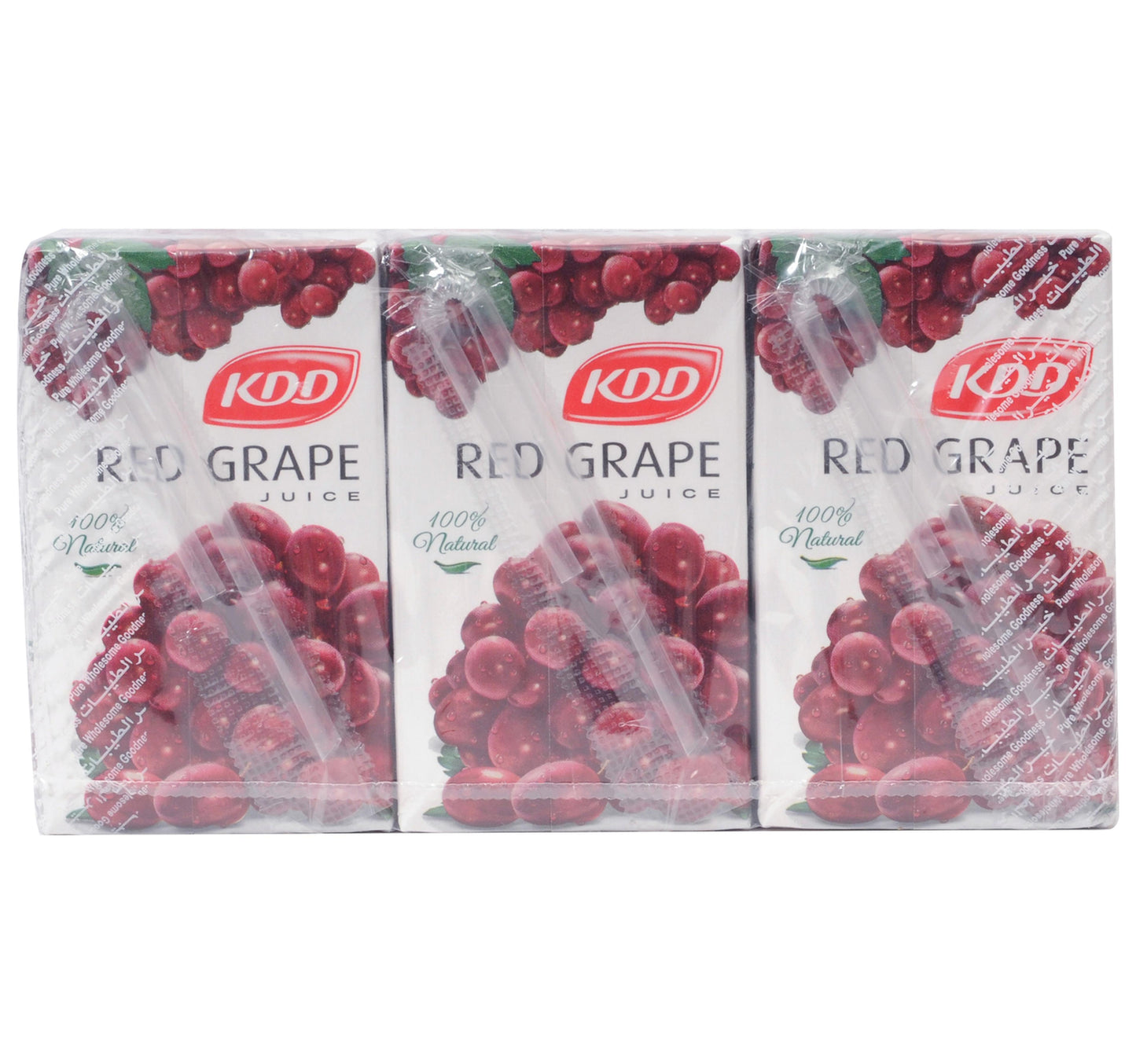 KDD Red Grape Juice 250 ml x 6 Pieces