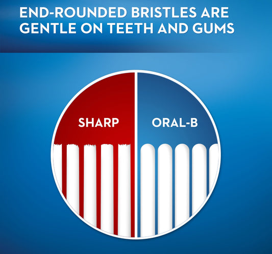 Oral-B Complete 5 Way Clean Medium Manual Toothbrush Assorted Color 1+1