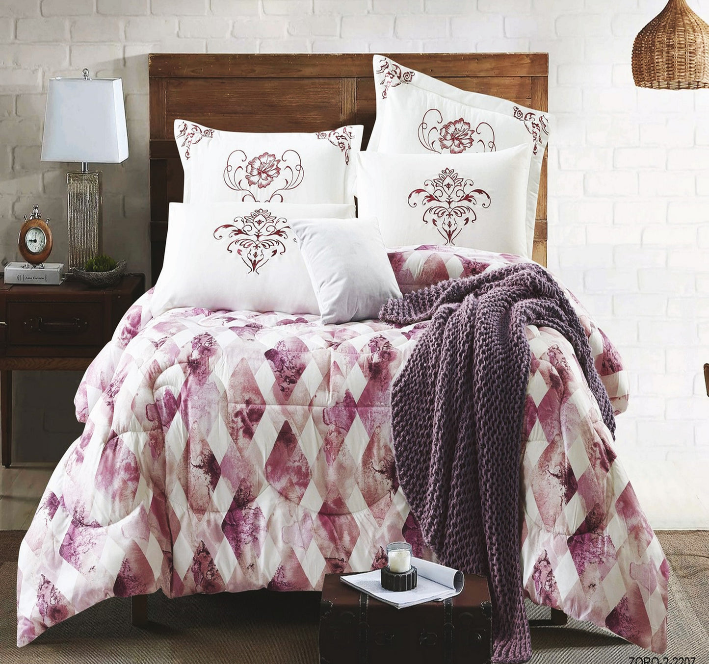 Elite Home Comforter Set 6pcs 230 x 250cm Zoro