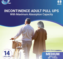 Fine Care Incontinence Adult Pull-Ups Pants Unisex Medium Waist Size 80 - 110 cm 14 pcs