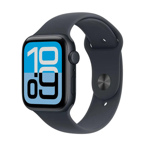 ساعة Apple Watch SE 3 الذكية بنظام تحديد المواقع العالمي (GPS) وشبكة خلوية، هيكل من الألومنيوم الليلي مقاس 40 مم مع سوار رياضي ليلي (صغير/متوسط)، MEP94AF/A