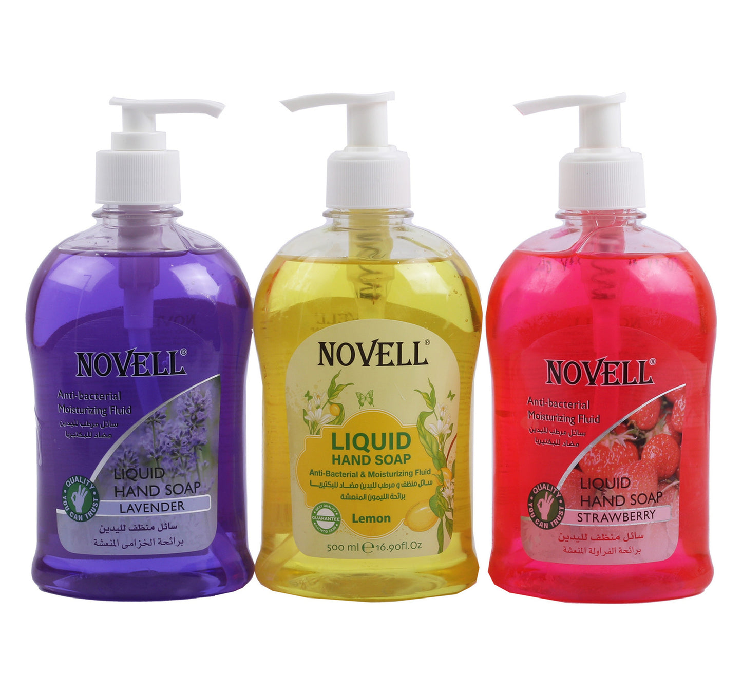 صابون سائل لليدين من نوفيل 3 × 500 مل