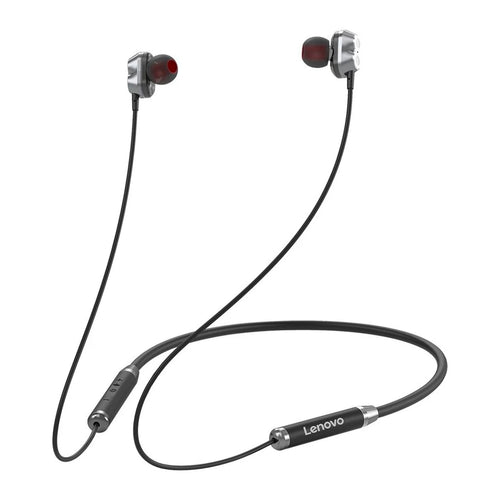 Lenovo HE08 Neckband Earphone Black