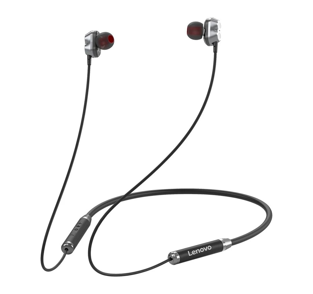 Lenovo HE08 Neckband Earphone Black