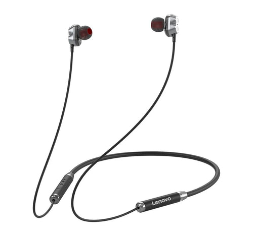 Lenovo HE08 Neckband Earphone Black