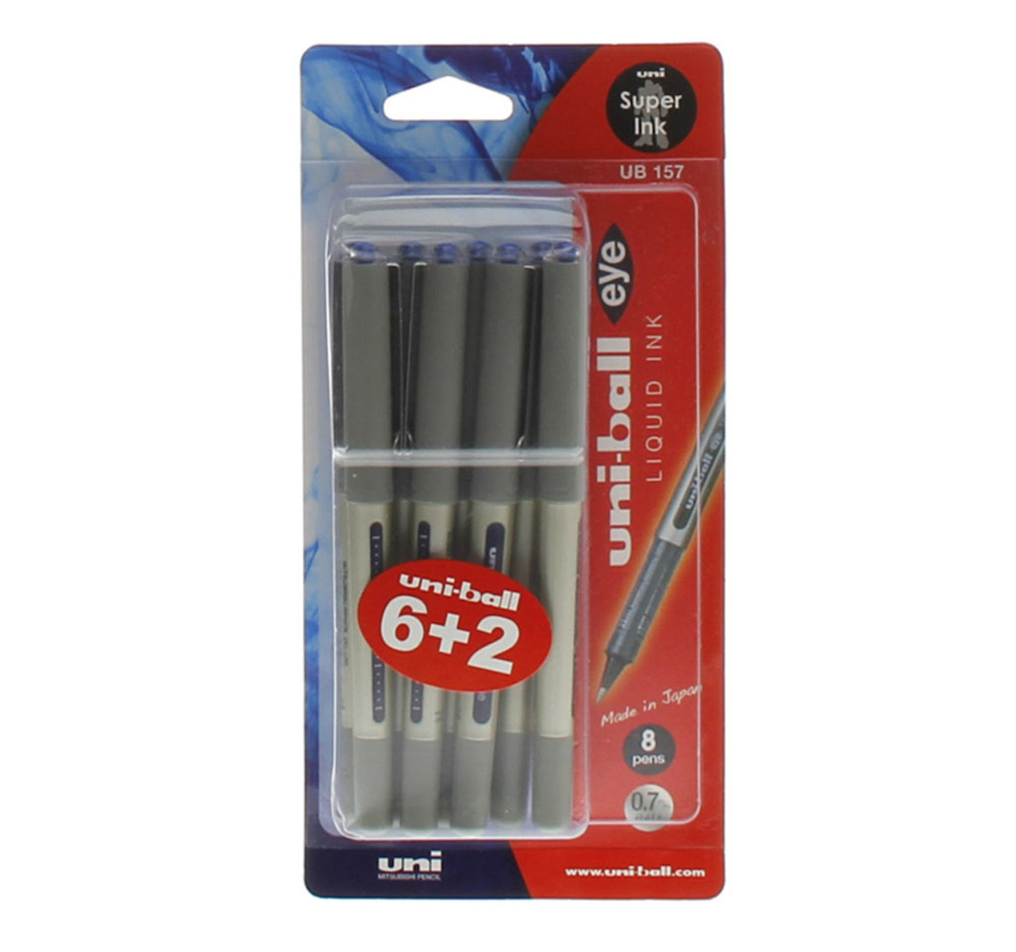 Uni-Ball EyeRoller Blue Pen, UB157-08C