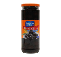 American Garden Whole Black Olives 450 g