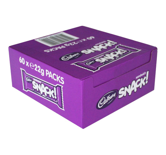 Cadbury Snack Sandwich Milk Chocolate 60 x 22 g