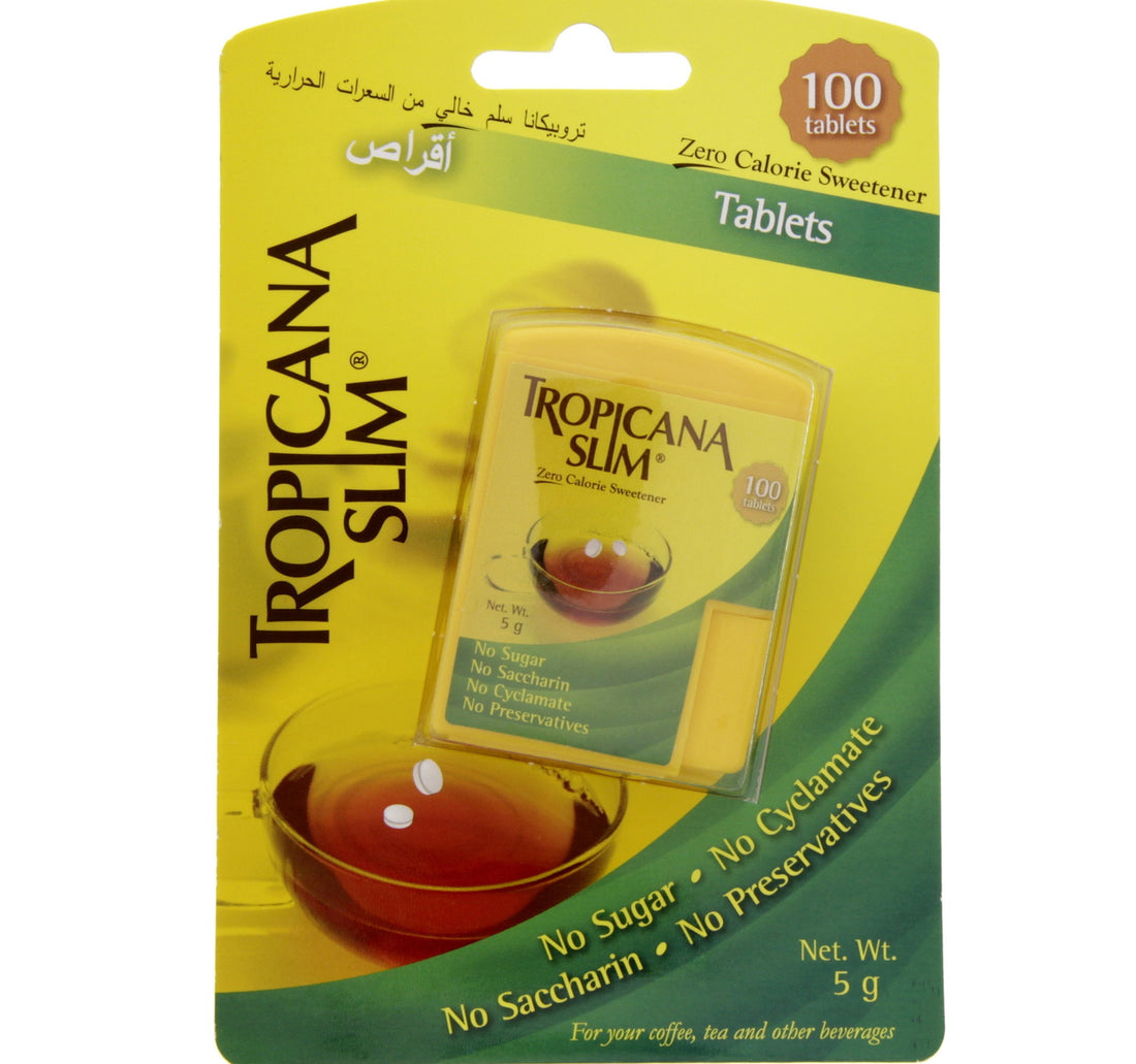 أقراص تروبيكانا سليم للتحلية الخالية من السعرات الحرارية - ١٠٠ قرص