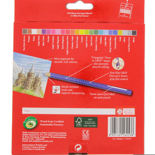 Faber-Castell Color Grip Pencils 24 Piecess