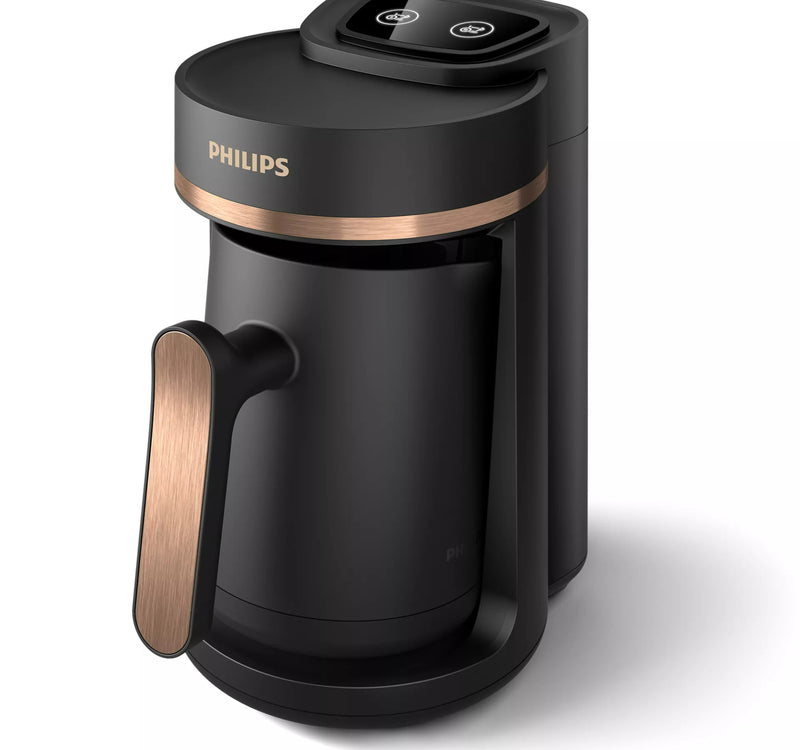 Philips 5000 Series Turkish Coffee maker, 735W, Black/Brushed Copper, HDA150/62