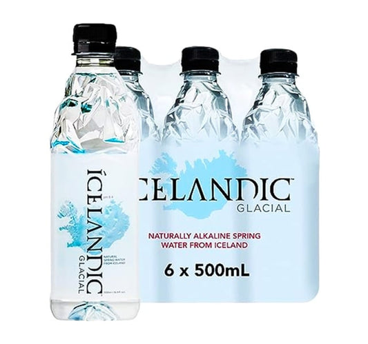 Icelandic Glacial Natural Mineral Water 6 x 500 ml