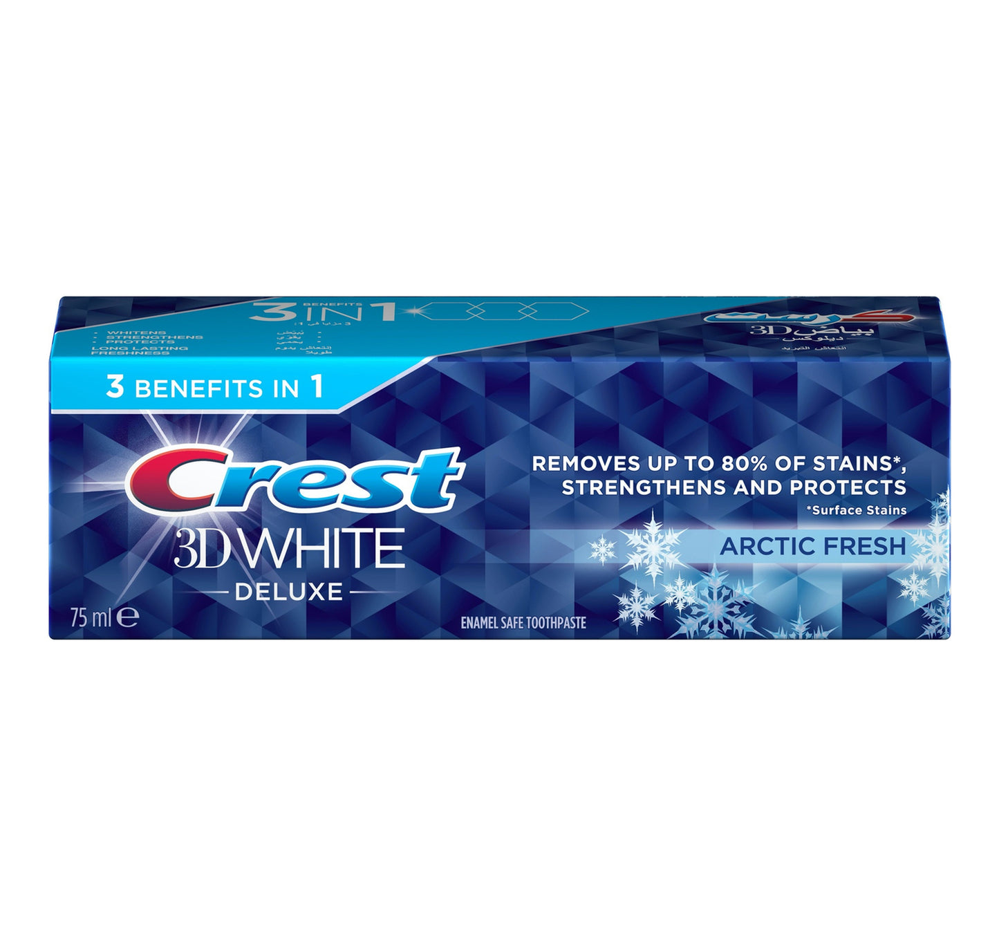 Crest 3D White Deluxe Arctic Fresh Toothpaste 75 ml