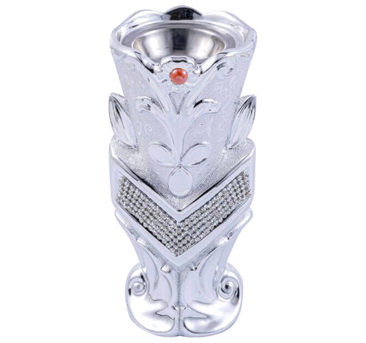 Maple Leaf Livia Ceramic Burner 18.3cm Silver