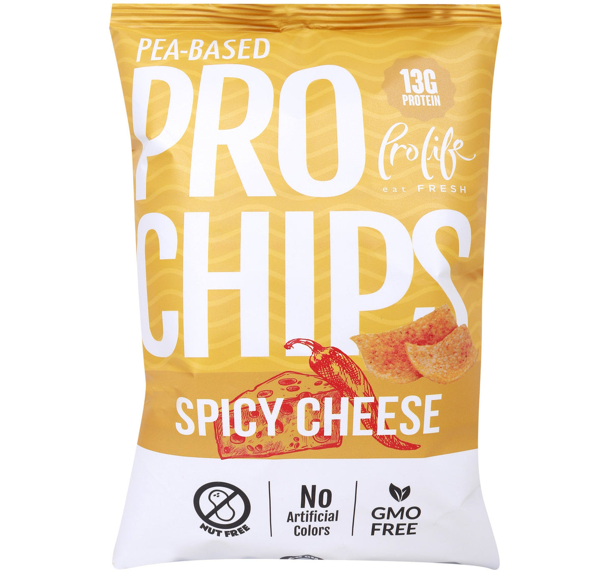 Prolife Pro Chips Spicy Cheese 60 g – Shefs