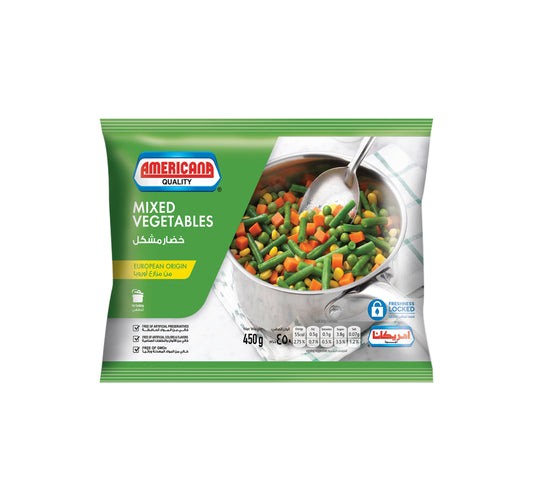 Americana Fresh Frozen Mixed Vegetables 450 g