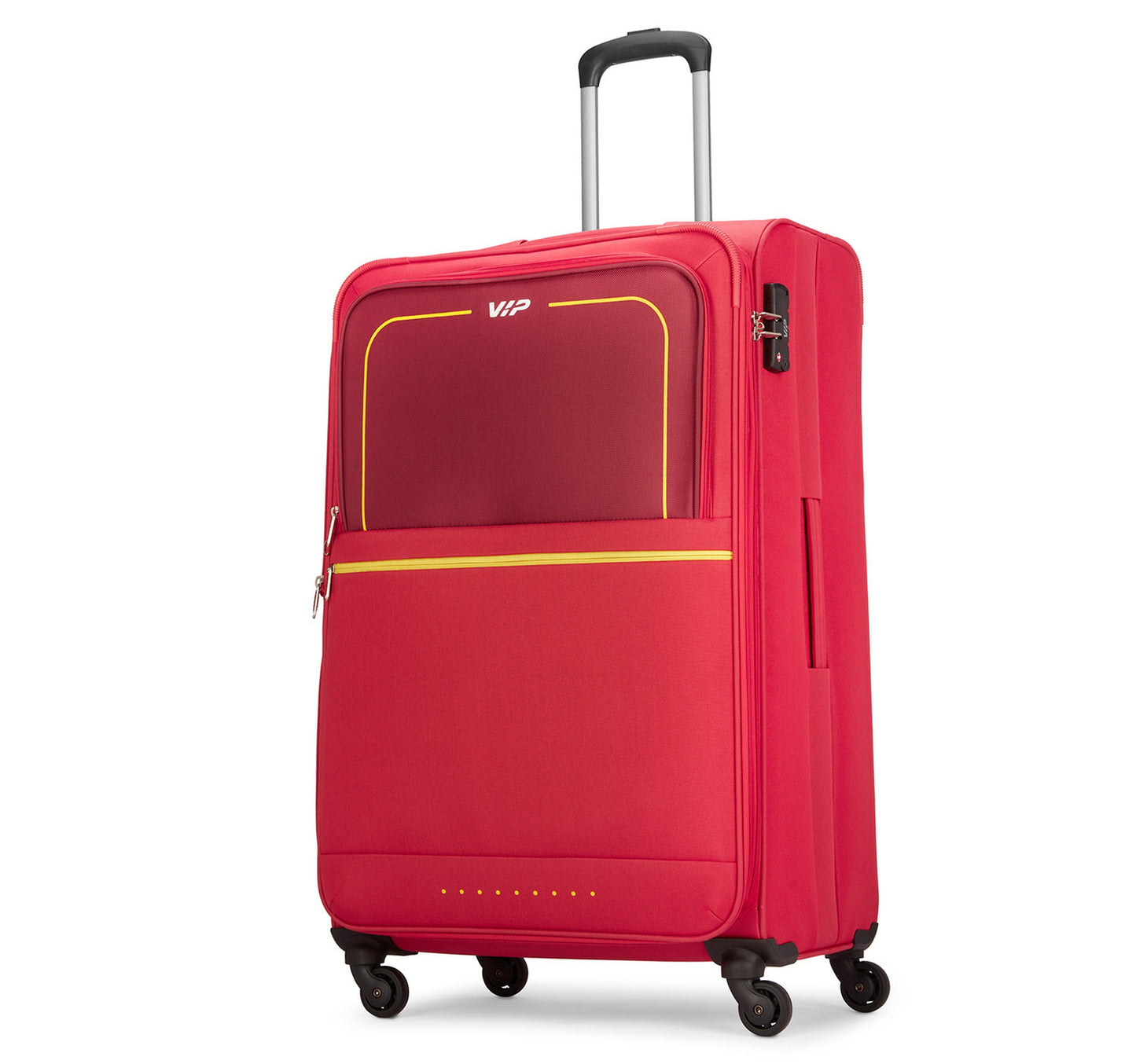 VIP Evolve Plus 4 Wheel Soft Trolley 69cm Red
