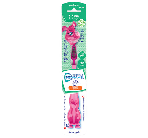 Sensodyne Pronamel Kids Toothbrush For Children 3-5 years Assorted Crocodile and Bunny 1 pc