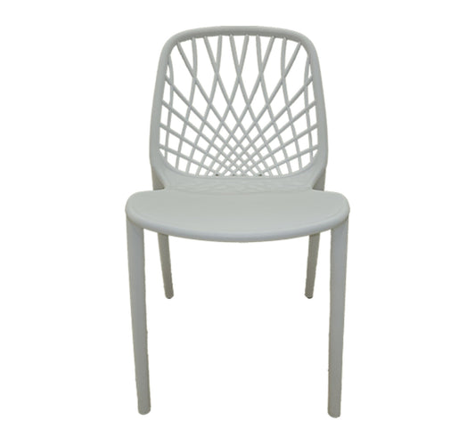 Maple Leaf Home Abel Polypropylene Chair White BW127B