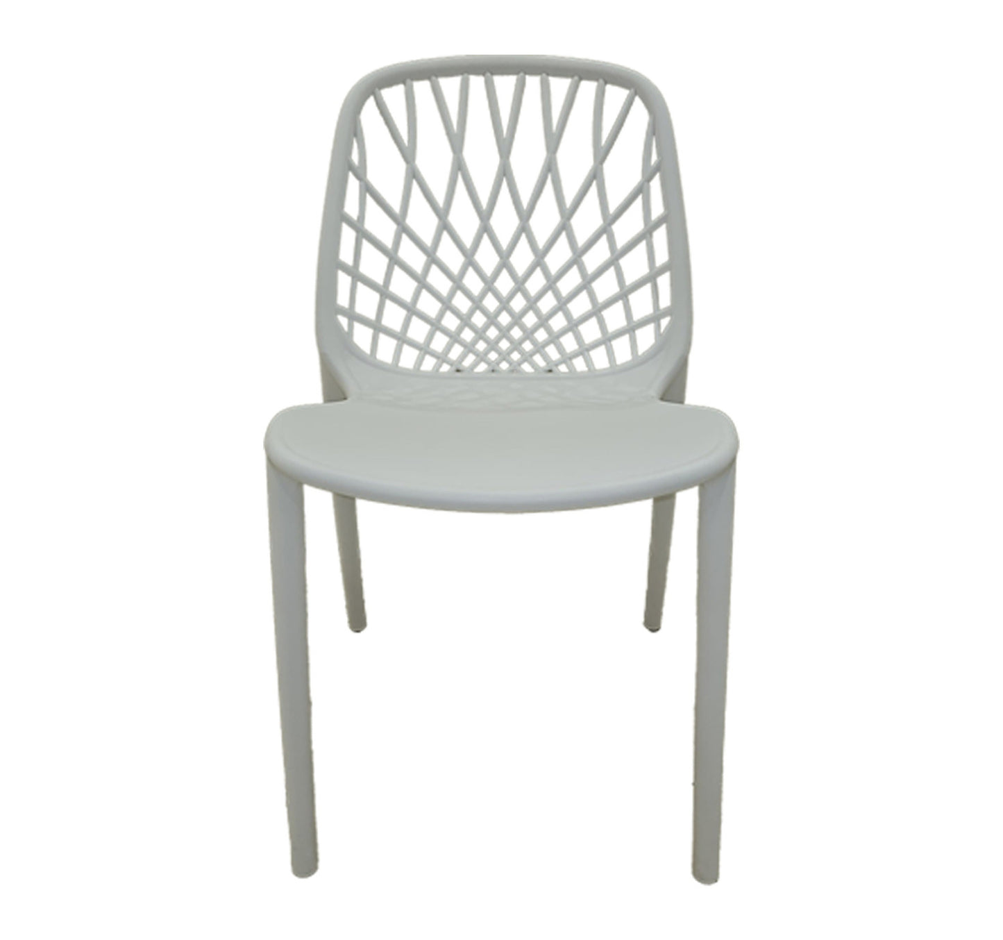 Maple Leaf Home Abel Polypropylene Chair White BW127B
