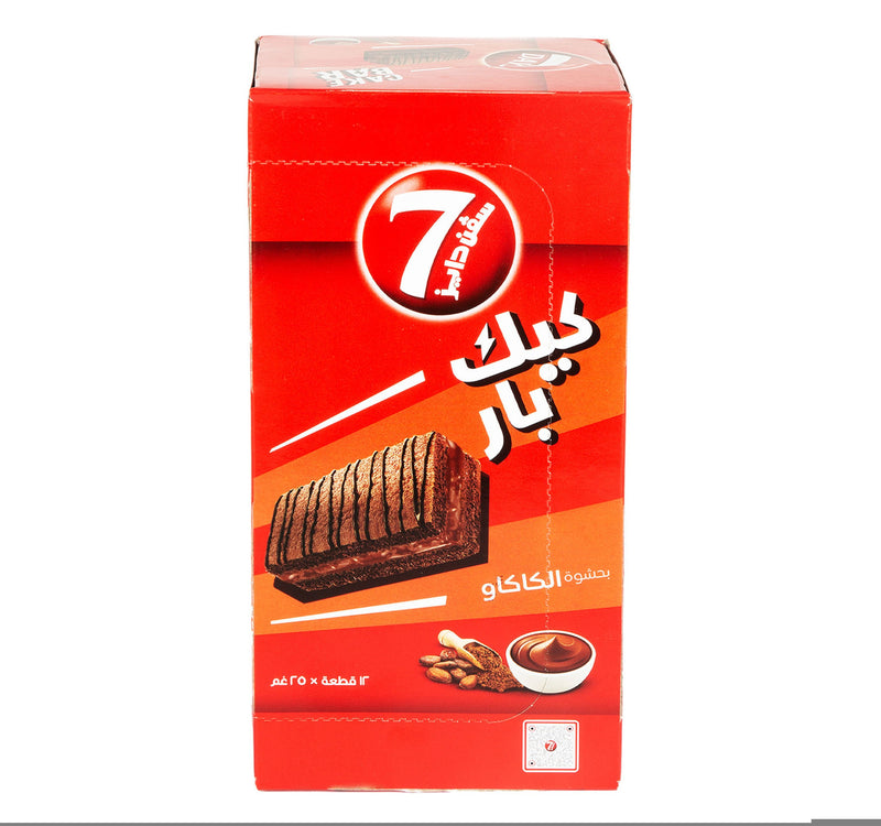 7 Days Cake Bar With Cocoa Filling 12 x 25 g