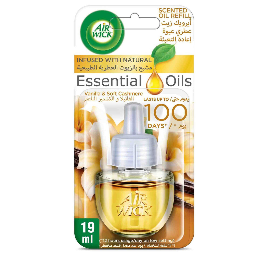 Airwick Electrical Plug In Diffuser Refill Vanilla & Soft Cashmere 19 ml