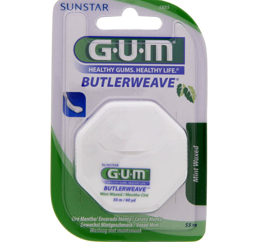 شمع GUM Butlerweave Mint بطول 55 مترًا