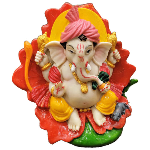 Maple Leaf Ganapathi Figurine Y14A