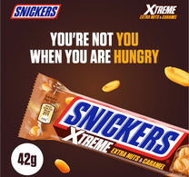 Snickers Extreme Extra Nut & Caramel Chocolate Bar 42 g