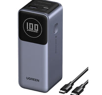 Ugreen Nexode 12000mAh Power Bank, Gray, 100W, PB724-35526B