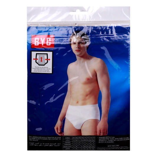 B.Y.C. Cotton Men's Brief, 2XL, 111MB/1201