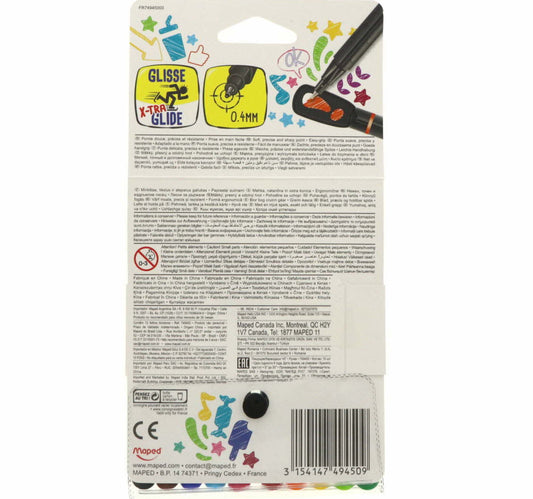Maped Fineliner 10's 749450