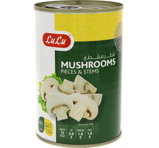LuLu Mushrooms Pieces And Stems 425 g