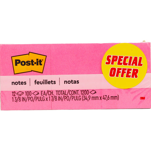 ملاحظات 3M Post-It بألوان نيون 653-AN