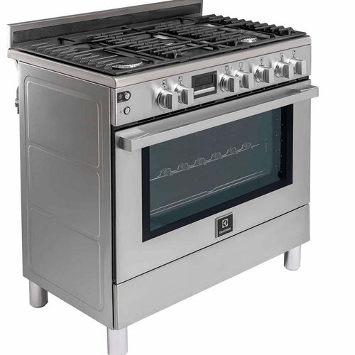 Electrolux Gas Cooking Range EKG9241Z7X 90x60cm 5 Gas Burner with Kebab Maker Made In Egypt