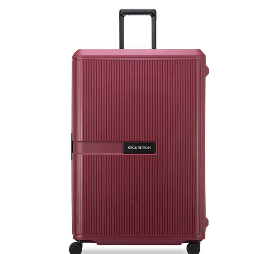Delsey Securitech Stone 4 Double Wheels Hard Trolley, 70 cm, Burgundy
