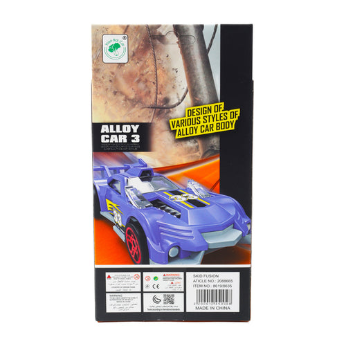Skid Fusion Die Cast Cars 3pcs 8635