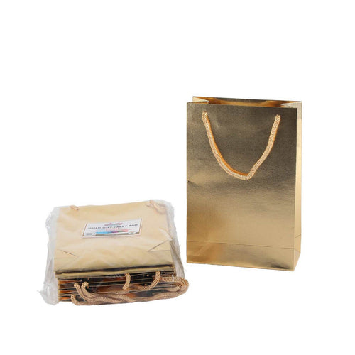 Party Fusion Gift Bag Gold 15x22x6