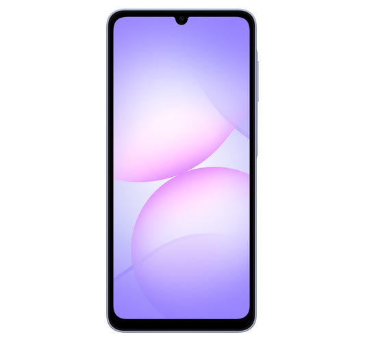Samsung Galaxy A07 4G Smartphone, 4 GB RAM, 128 GB Storage, Light Violet, SM-A075FLVGMEA