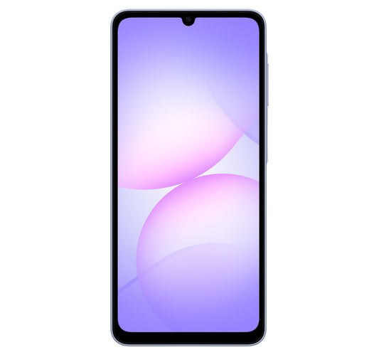 Samsung Galaxy A07 4G Smartphone, 4 GB RAM, 64 GB Storage, Light Violet, SM-A075FLVDMEA