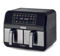 Kenwood Digital Twin Air Fryer HFM75.000MB 4Liter + 4Liter