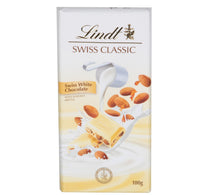 Lindt Swiss Classic White Chocolate With Almond Brittle 100 g